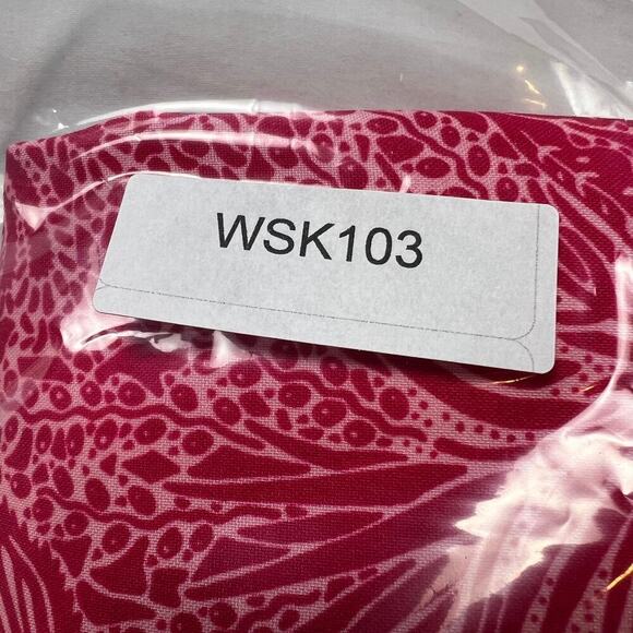 Ripskirt Hawaii Hot Pink Botanical Print Adjustable Wrap Skirt Length 3 Size M - Picture 11 of 11